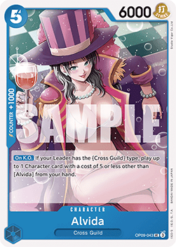 Alvida (OP09-043) - Emperors in the New World (Uncommon) [OP09-043] - Cards Beyond
