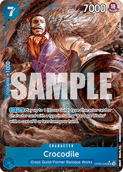 Crocodile (OP09-046) (V.2) - Emperors in the New World (Alternate Art) [OP09-046] - Cards Beyond
