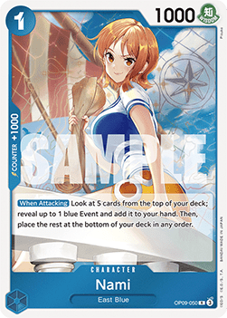 Nami (OP09-050) (V.1) - Emperors in the New World (Rare) [OP09-050] - Cards Beyond