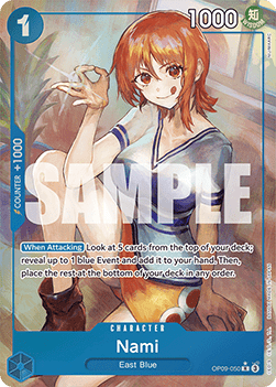 Nami (OP09-050) (V.2) - Emperors in the New World (Alternate Art) [OP09-050] - Cards Beyond