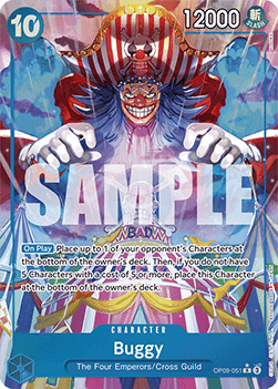 Buggy (OP09-051) (V.2) - Emperors in the New World (Alternate Art) [OP09-051] - Cards Beyond