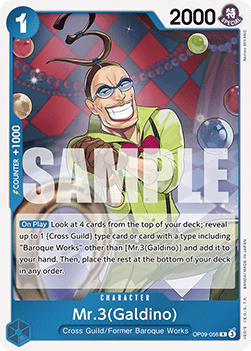 Mr.3(Galdino) (OP09-056) - Emperors in the New World (Rare) [OP09-056] - Cards Beyond