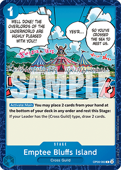 Emptee Bluffs Island (OP09-060) - Emperors in the New World (Common) [OP09-060] - Cards Beyond