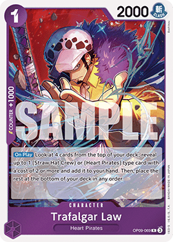 Trafalgar Law (OP09-069) (V.1) - Emperors in the New World (Rare) [OP09-069] - Cards Beyond