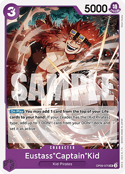 Eustass"Captain"Kid (OP09-075) - Emperors in the New World (Uncommon) [OP09-075] - Cards Beyond
