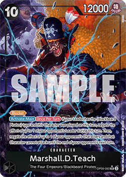Marshall.D.Teach (OP09-093) (V.2) - Emperors in the New World (Alternate Art) [OP09-093] - Cards Beyond