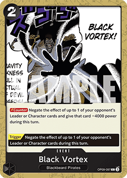 Black Vortex (OP09-097) - Emperors in the New World (Common) [OP09-097] - Cards Beyond