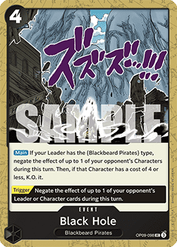 Black Hole (OP09-098) - Emperors in the New World (Uncommon) [OP09-098] - Cards Beyond