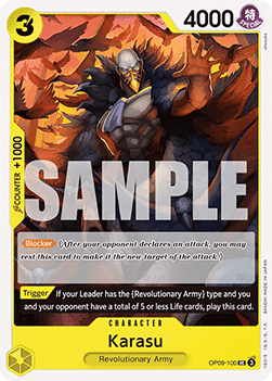 Karasu (OP09-100) - Emperors in the New World (Uncommon) [OP09-100] - Cards Beyond