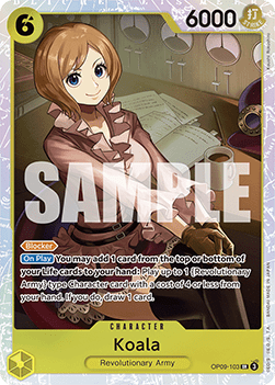 Koala (OP09-103) (V.1) - Emperors in the New World (Super Rare) [OP09-103] - Cards Beyond