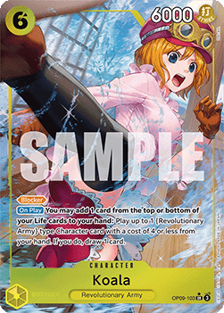 Koala (OP09-103) (V.2) - Emperors in the New World (Alternate Art) [OP09-103] - Cards Beyond