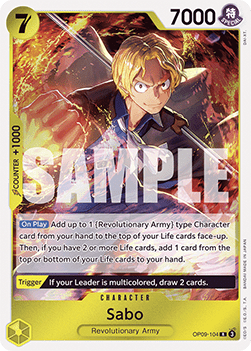 Sabo (OP09-104) - Emperors in the New World (Rare) [OP09-104] - Cards Beyond