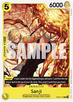 Sanji (OP09-105) - Emperors in the New World (Common) [OP09-105] - Cards Beyond