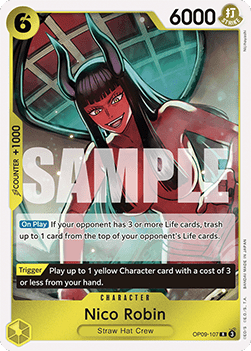 Nico Robin (OP09-107) (V.1) - Emperors in the New World (Rare) [OP09-107] - Cards Beyond
