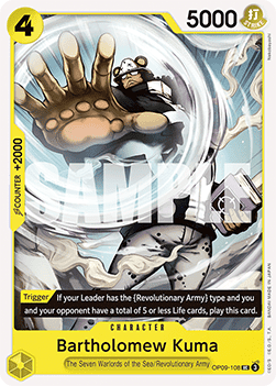 Bartholomew Kuma (OP09-108) - Emperors in the New World (Uncommon) [OP09-108] - Cards Beyond
