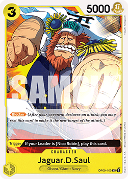 Jaguar.D.Saul (OP09-109) - Emperors in the New World (Uncommon) [OP09-109] - Cards Beyond