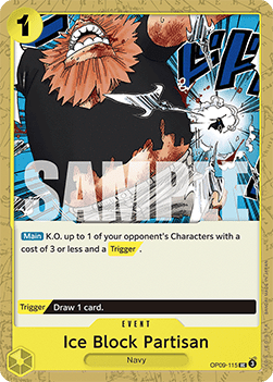 Ice Block Partisan (OP09-115) - Emperors in the New World (Uncommon) [OP09-115] - Cards Beyond