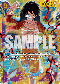 Monkey.D.Luffy (OP09-119) (V.1) - Emperors in the New World (Secret Rare) [OP09-119] - Cards Beyond
