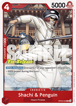 Shachi & Penguin (OP09-003) - Promos: Emperors in the New World (Common) [OP09P-003] - Cards Beyond