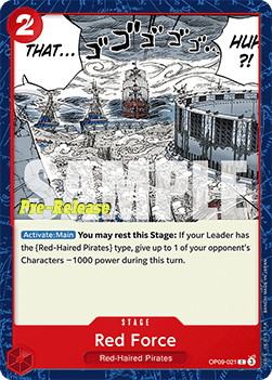 Red Force (OP09-021) - Promos: Emperors in the New World (Common) [OP09P-021] - Cards Beyond