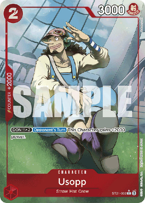 Usopp (ST21-002) (V.2) - Starter Deck: EX Gear 5 (Alternate Art) [ST-21-002] - Cards Beyond