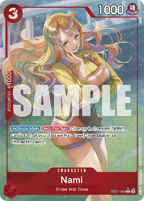 Nami (ST21-009) (V.2) - Starter Deck: EX Gear 5 (Alternate Art) [ST-21-009] - Cards Beyond