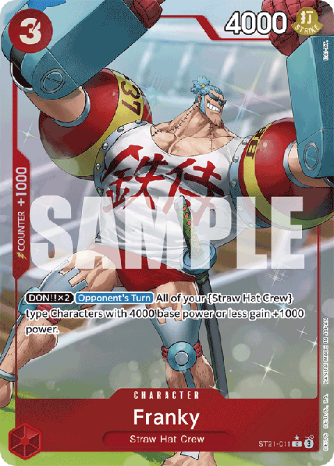 Franky (ST21-011) (V.2) - Starter Deck: EX Gear 5 (Alternate Art) [ST-21-011] - Cards Beyond
