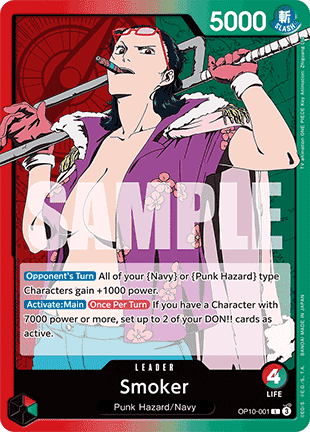 Smoker (OP10-001) (V.1) - Royal Blood (Leader) [OP10-001] - Cards Beyond