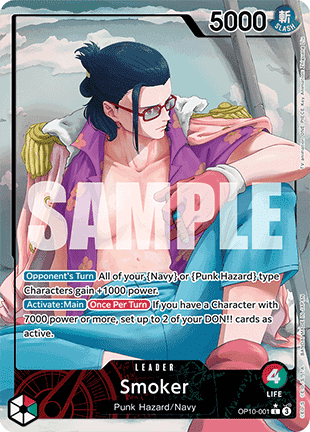 Smoker (OP10-001) (V.2) - Royal Blood (Alternate Art) [OP10-001] - Cards Beyond