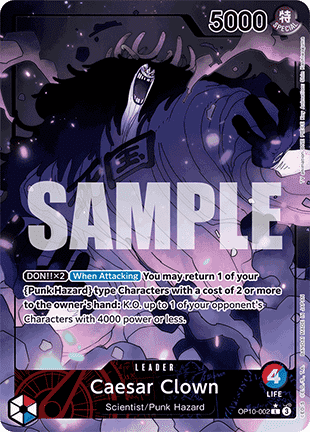 Caesar Clown (OP10-002) (V.2) - Royal Blood (Alternate Art) [OP10-002] - Cards Beyond