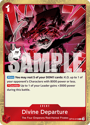 Divine Departure (OP10-019) (V.1) - Royal Blood (Rare) [OP10-019] - Cards Beyond