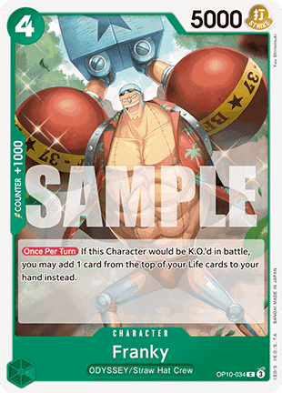 Franky (OP10-034) - Royal Blood (Common) [OP10-034] - Cards Beyond