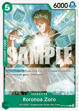 Roronoa Zoro (OP10-038) - Royal Blood (Common) [OP10-038] - Cards Beyond