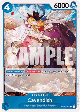 Cavendish (OP10-045) (V.1) - Royal Blood (Rare) [OP10-045] - Cards Beyond