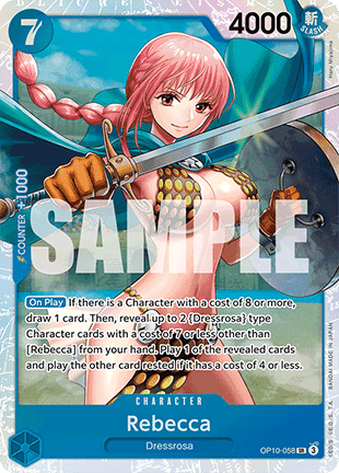 Rebecca (OP10-058) (V.1) - Royal Blood (Super Rare) [OP10-058] - Cards Beyond