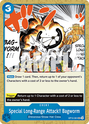 Special Long-Range Attack!! Bagworm (OP10-061) - Royal Blood (Uncommon) [OP10-061] - Cards Beyond