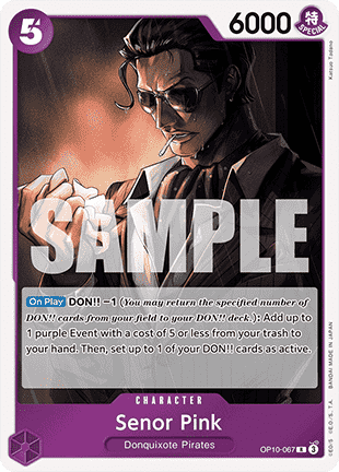 Senor Pink (OP10-067) (V.1) - Royal Blood (Rare) [OP10-067] - Cards Beyond