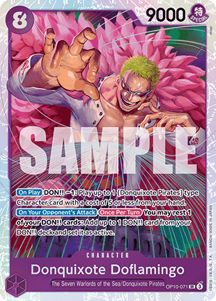 Donquixote Doflamingo (OP10-071) (V.1) - Royal Blood (Super Rare) [OP10-071] - Cards Beyond