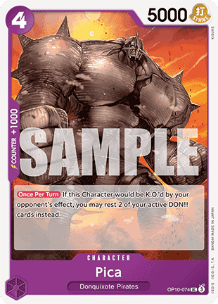 Pica (OP10-074) - Royal Blood (Uncommon) [OP10-074] - Cards Beyond