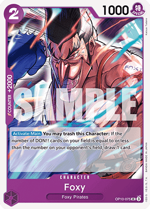 Foxy (OP10-075) - Royal Blood (Uncommon) [OP10-075] - Cards Beyond