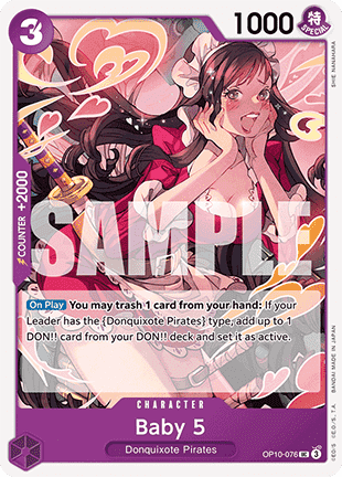 Baby 5 (OP10-076) - Royal Blood (Uncommon) [OP10-076] - Cards Beyond