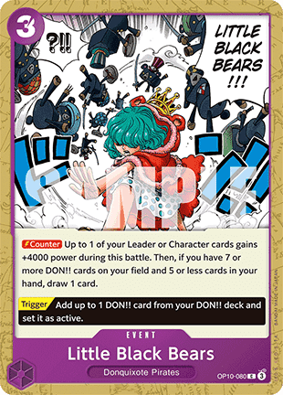 Little Black Bears (OP10-080) - Royal Blood (Common) [OP10-080] - Cards Beyond