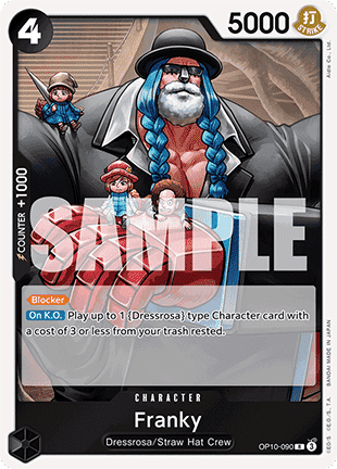 Franky (OP10-090) (V.1) - Royal Blood (Rare) [OP10-090] - Cards Beyond