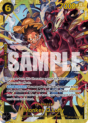 Monkey.D.Luffy (OP10-118) (V.1) - Royal Blood (Secret Rare) [OP10-118] - Cards Beyond