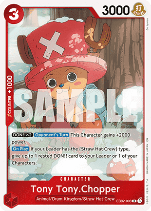 Tony Tony.Chopper (EB02-003) (V.1) - Anime 25th Collection (Rare) [EB02-003] - Cards Beyond