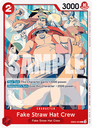 Fake Straw Hat Crew (EB02-005) - Anime 25th Collection (Common) [EB02-005] - Cards Beyond
