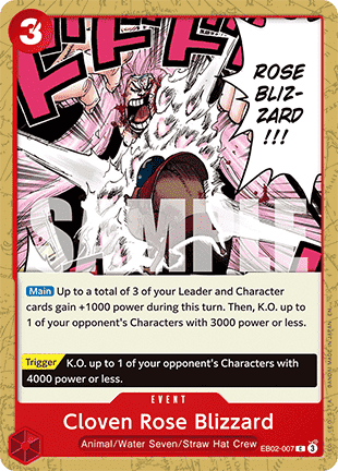 Cloven Rose Blizzard (EB02-007) - Anime 25th Collection (Common) [EB02-007] - Cards Beyond