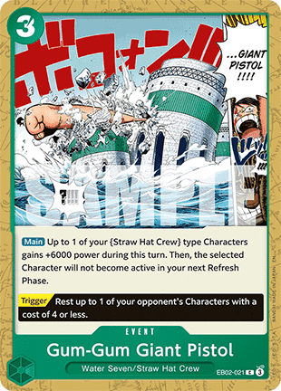 Gum-Gum Giant Pistol (EB02-021) - Anime 25th Collection (Common) [EB02-021] - Cards Beyond