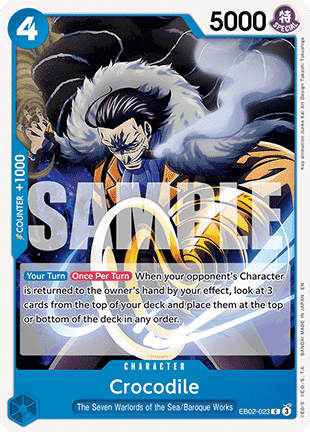 Crocodile (EB02-023) - Anime 25th Collection (Common) [EB02-023] - Cards Beyond