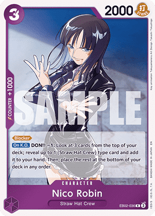 Nico Robin (EB02-036) (V.1) - Anime 25th Collection (Rare) [EB02-036] - Cards Beyond